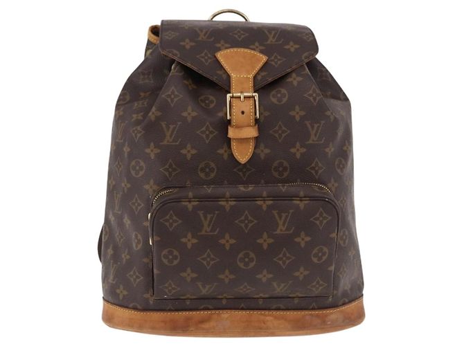Zaino LOUIS VUITTON Monogram Montsouris GM M51135 LV Auth 191518 Monogramma - vista 13