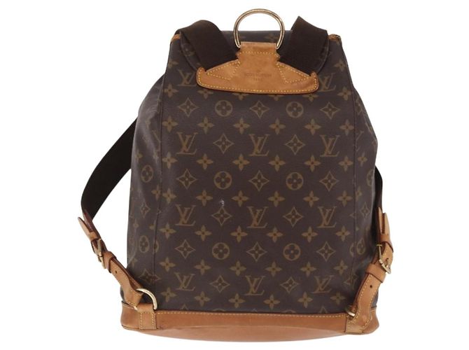 Zaino LOUIS VUITTON Monogram Montsouris GM M51135 LV Auth 191518 Monogramma - vista 2