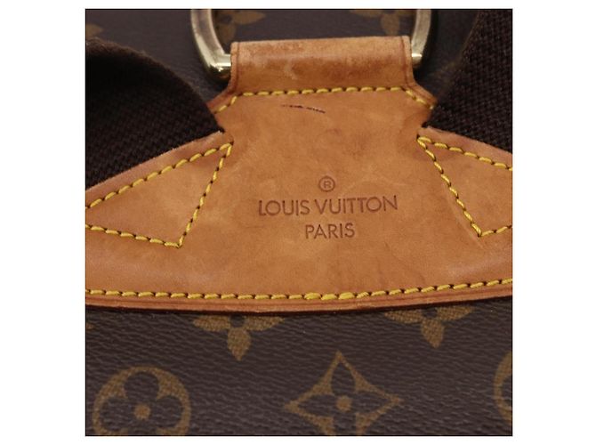 Zaino LOUIS VUITTON Monogram Montsouris GM M51135 LV Auth 191518 Monogramma - vista 20