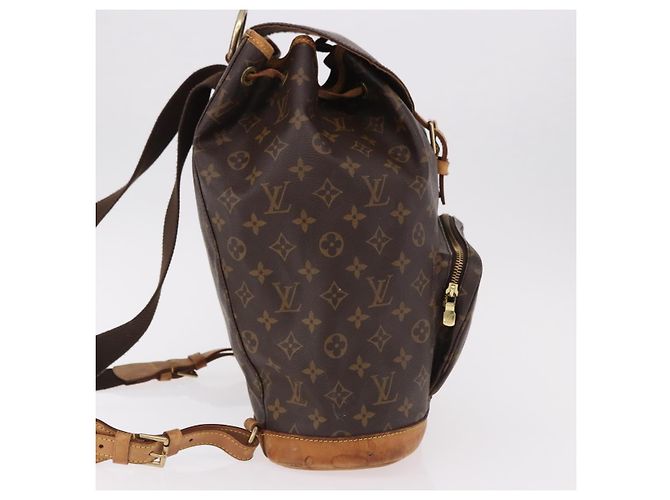 Zaino LOUIS VUITTON Monogram Montsouris GM M51135 LV Auth 191518 Monogramma - vista 5