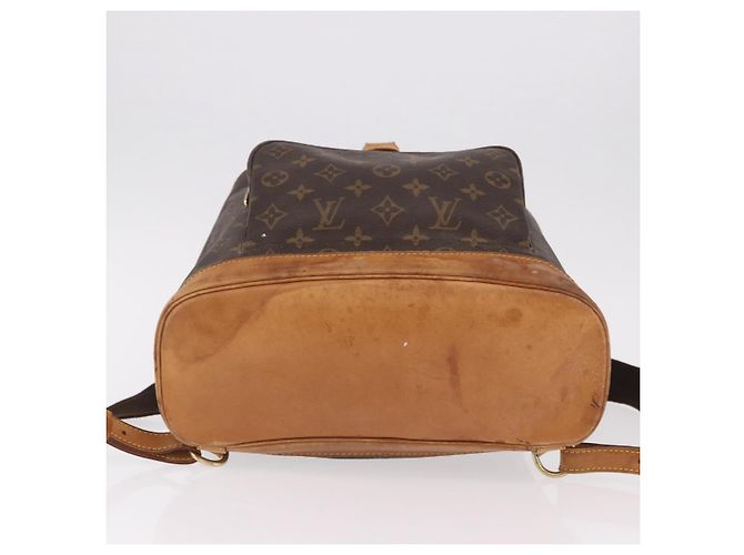 Zaino LOUIS VUITTON Monogram Montsouris GM M51135 LV Auth 191518 Monogramma - vista 6