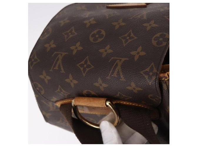 Zaino LOUIS VUITTON Monogram Montsouris GM M51135 LV Auth 191518 Monogramma - vista 7