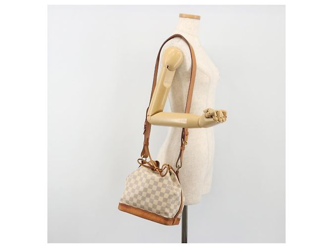 LOUIS VUITTON Bolso de Hombro Damier Azur Noe BB N41220 LV Auth 192913 - vista 20