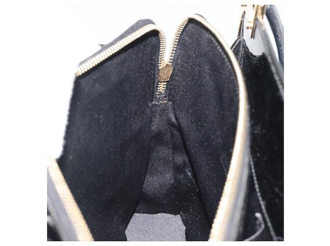 Borsa SAINT LAURENT in pelle vernice nera e oro Auth 193027A Nero D'oro - vista 22