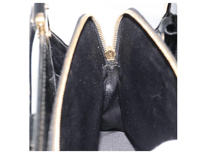 Borsa SAINT LAURENT in pelle vernice nera e oro Auth 193027A Nero D'oro - vista 23
