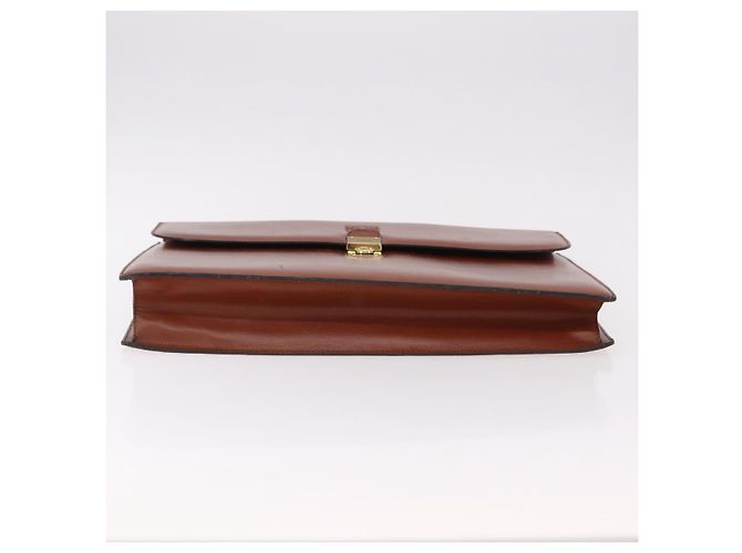 Borsa Business LOEWE in pelle marrone oro Auth bs36070 D'oro - vista 5