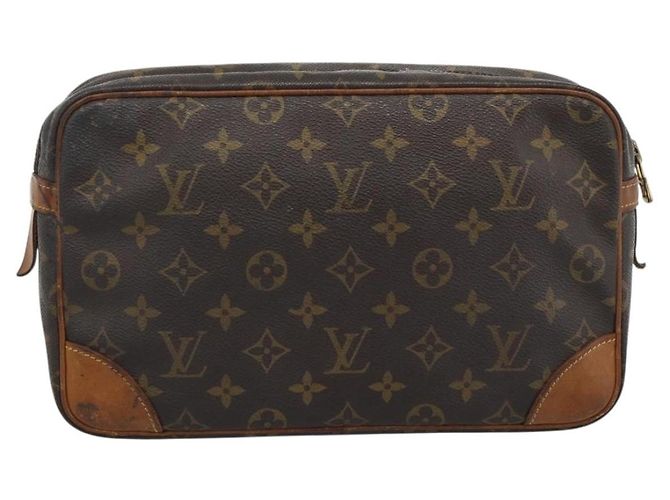 LOUIS VUITTON Clutch Monogram Compiegne 28 M51845 LV Auth 193008 Monogramma - vista 2