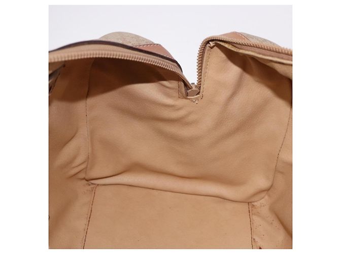 Céline Borsa CELINE Macadam Canvas PVC Beige Oro Autentica 186693 D'oro - vista 21