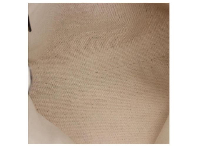 GUCCI GG Canvas Guccissima Tote Bag Leder Weiß Silber 211944 Auth ka5249 - Ansicht 10