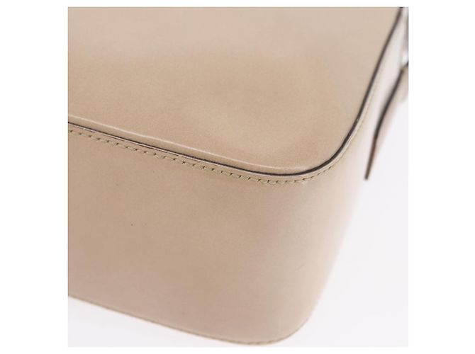 Borsa a Spalla PRADA in Pelle Avorio Argento Auth 192693A Crudo - vista 16