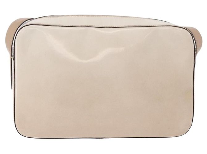 Borsa a Spalla PRADA in Pelle Avorio Argento Auth 192693A Crudo - vista 2