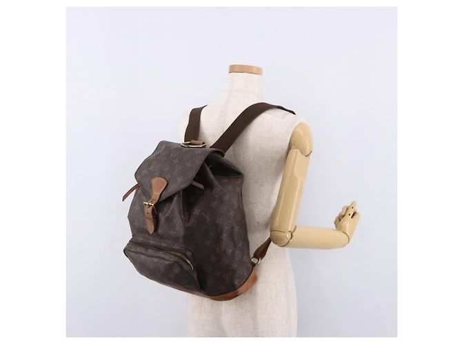 SAC À DOS LOUIS VUITTON Monogram Montsouris GM M51135 LV Auth 191528 Monogramme - vue 27