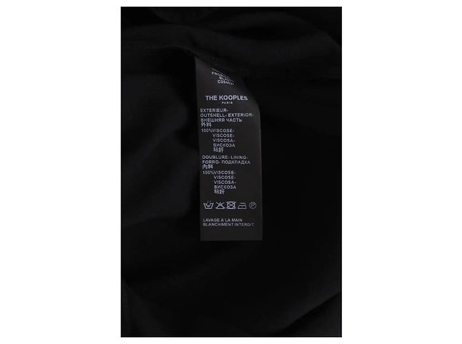 The Kooples Vestido negro - vista 5