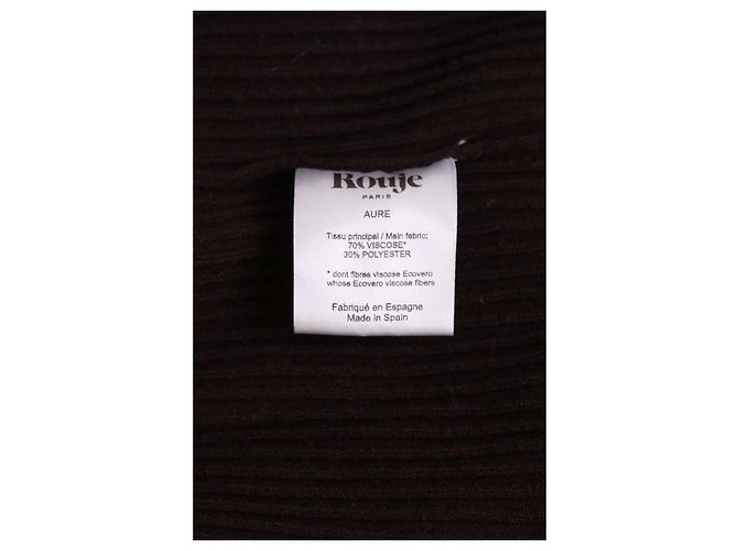 Vestido marrón Rouje Castaño - vista 6