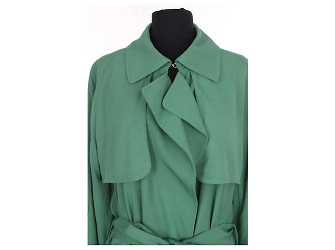 Tara Jarmon Trench verde - vista 2