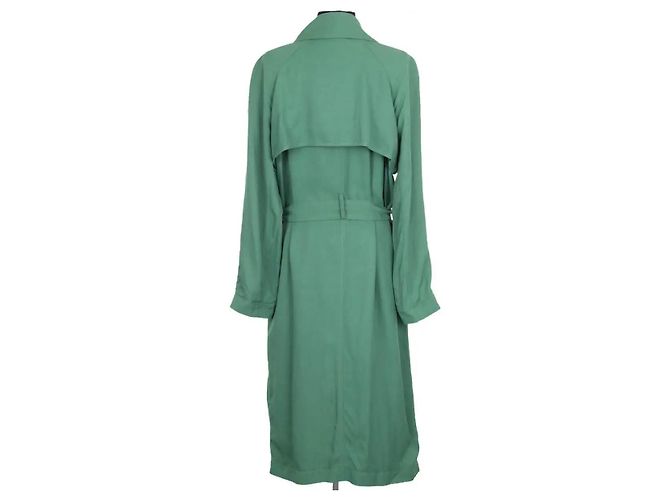 Tara Jarmon Trench verde - vista 4
