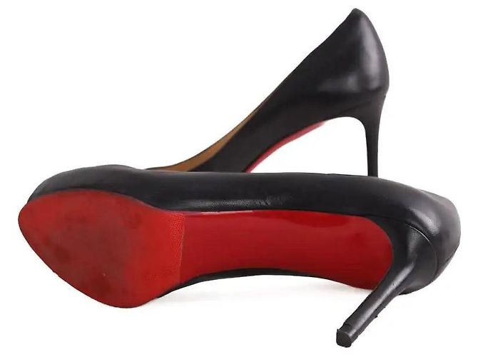Christian Louboutin Tacchi Very Prive neri Nero - vista 6