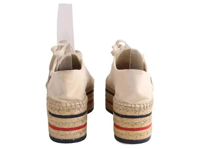 Gucci Espadrilles beige aus Stoff Größe 37 - Ansicht 2