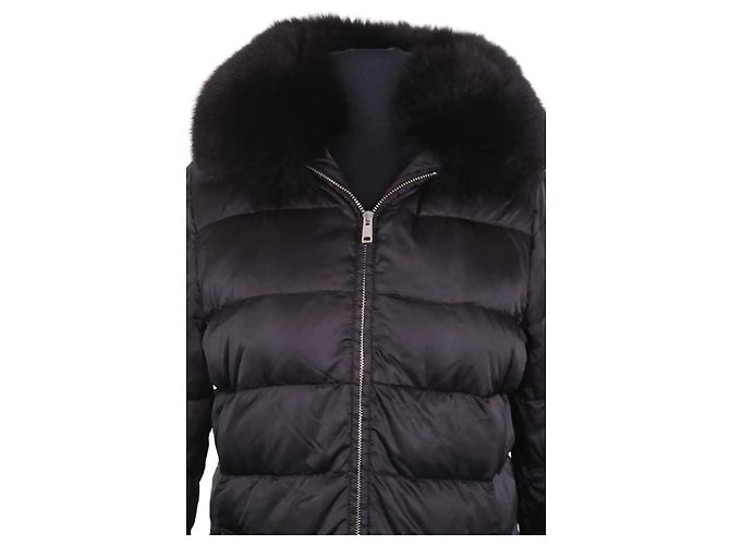 Chaqueta acolchada negra Prada Negro - vista 2