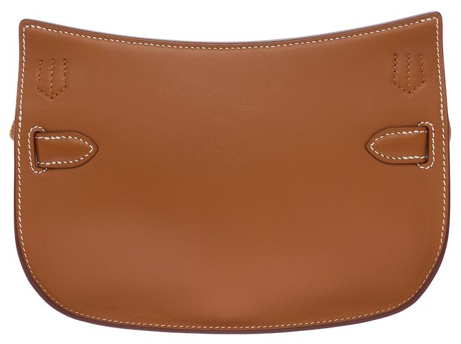 Hermès Borsa HERMES Jypsiere in Pelle Oro - 103749 D'oro - vista 4