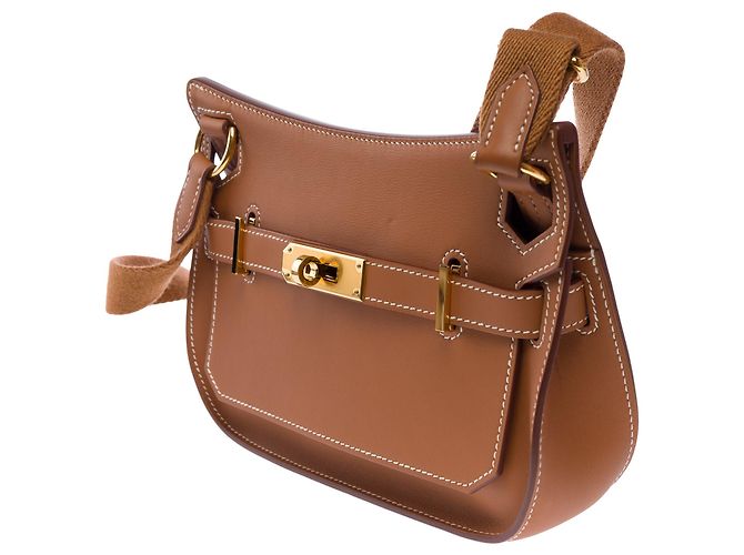 Hermès Borsa HERMES Jypsiere in Pelle Oro - 103749 D'oro - vista 5