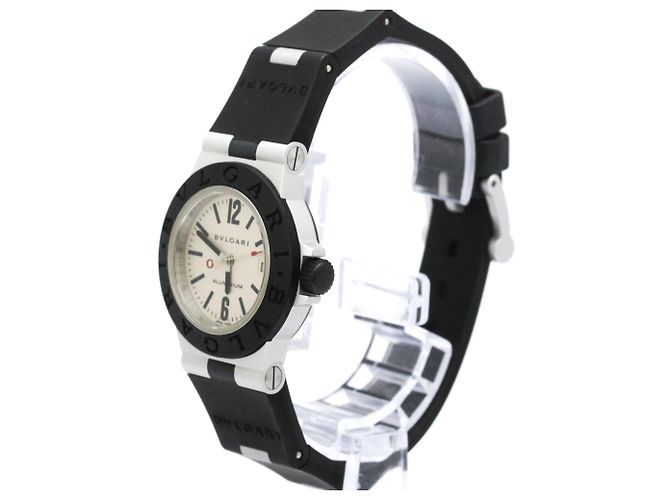 Bulgari Bvlgari Aluminium Rubber Quartz Damenuhr AL29A - Ansicht 2