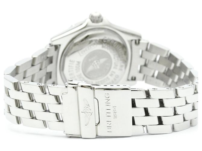 Orologio Breitling Callistino Quadrante MOP Blu Acciaio Quarzo A72345 - vista 5