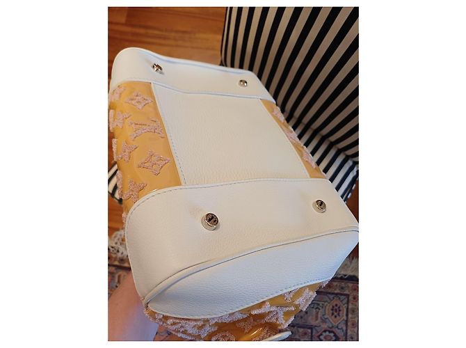 Louis Vuitton Speedy Monogram Dentelle Bianco Monogramma - vista 3