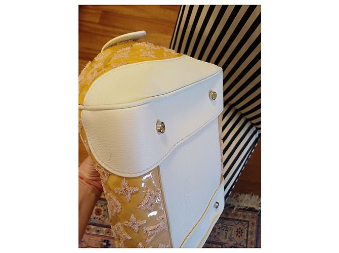 Louis Vuitton Speedy Monogram Dentelle Bianco Monogramma - vista 4