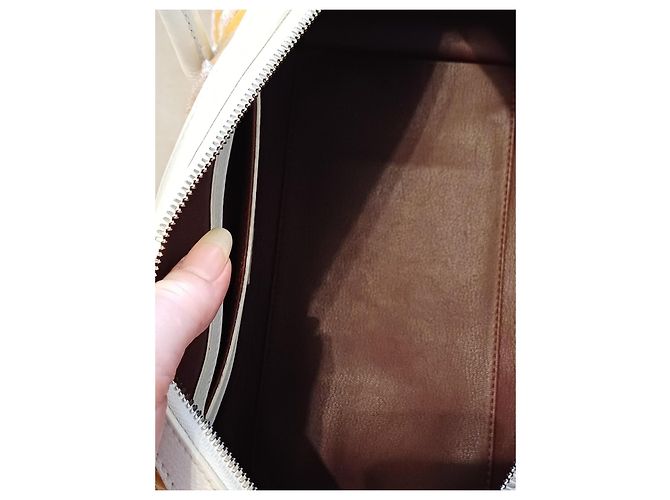 Louis Vuitton Speedy Monogram Dentelle Bianco Monogramma - vista 7