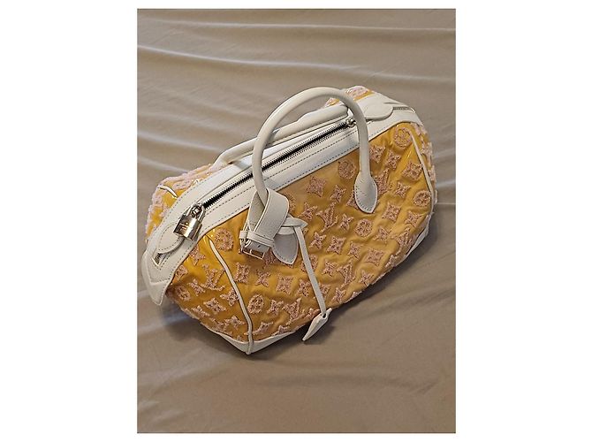 Louis Vuitton Speedy Monogram Dentelle Bianco Monogramma - vista 9