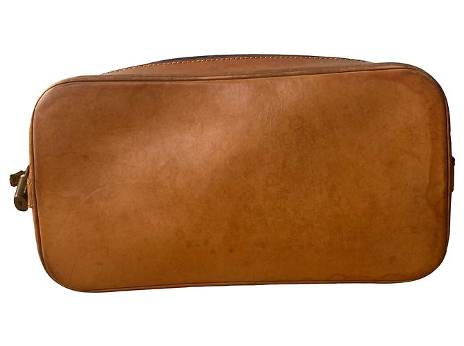 Bolsa Louis Vuitton Alma de couro marrom e dourado - vista 4