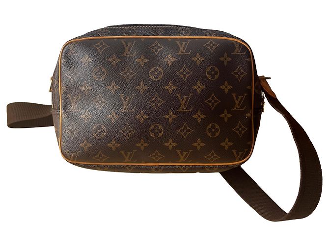 Louis Vuitton Reporter PM Beige Dorado - vista 2