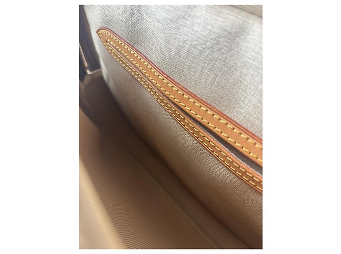 Louis Vuitton Reporter PM Beige Dorado - vista 6