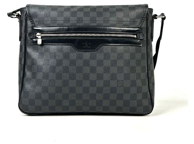 Borsa a tracolla Louis Vuitton Daniel Damier Graphite - vista 2