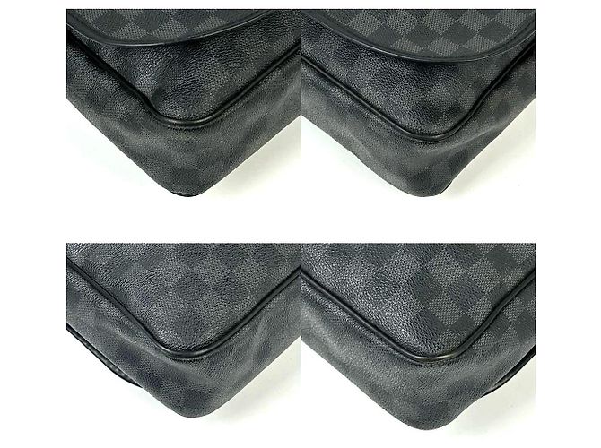 Borsa a tracolla Louis Vuitton Daniel Damier Graphite - vista 6