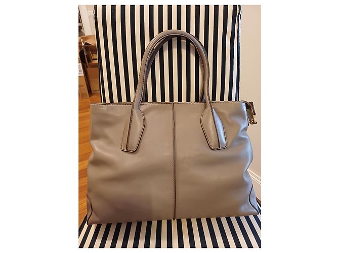 Tod's Ledertasche Taupe - Ansicht 15