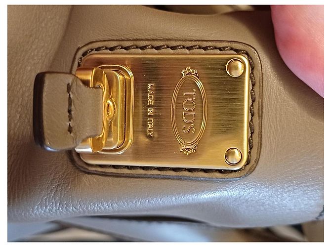 Tod's Ledertasche Taupe - Ansicht 7
