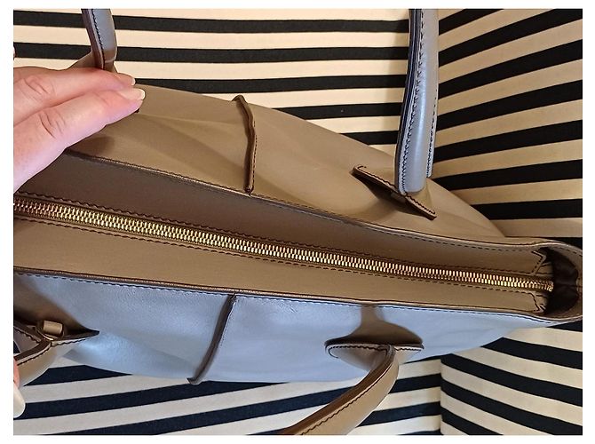 Tod's Ledertasche Taupe - Ansicht 8