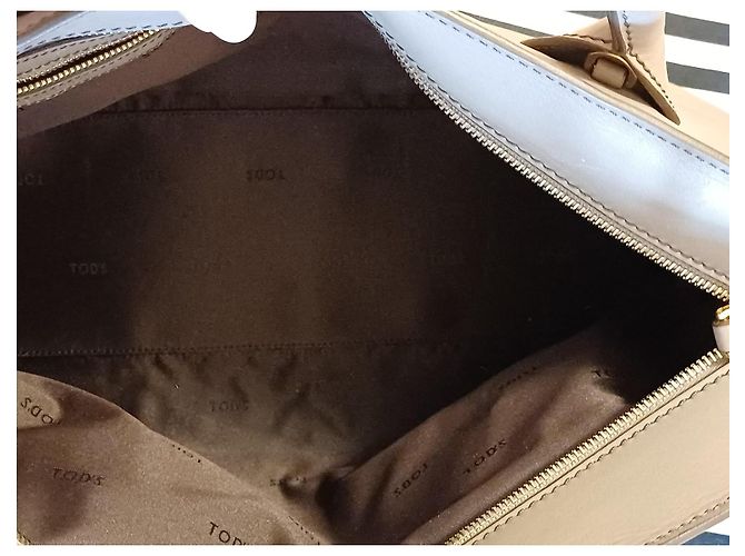 Tod's Ledertasche Taupe - Ansicht 9