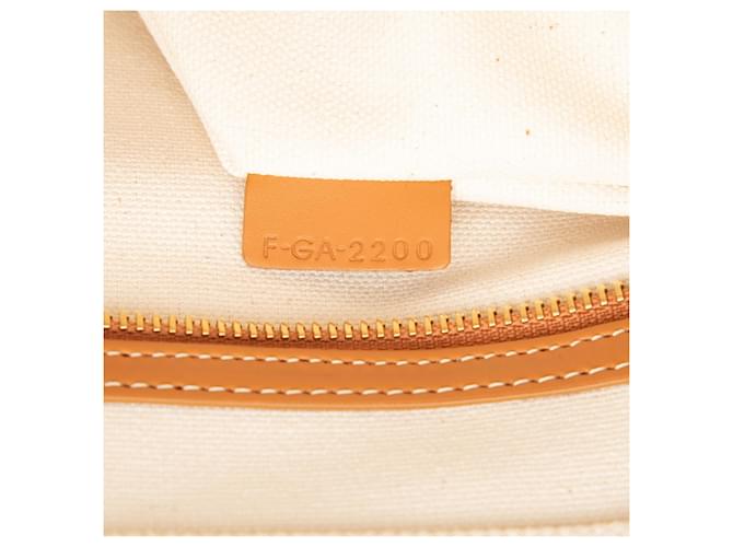 Céline Celine New Horizontal Tote Bag Braun Weiß - Ansicht 5