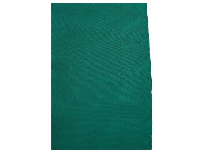 Chanel Stola aus grüner Seide mit geometrischem Muster - Ansicht 4