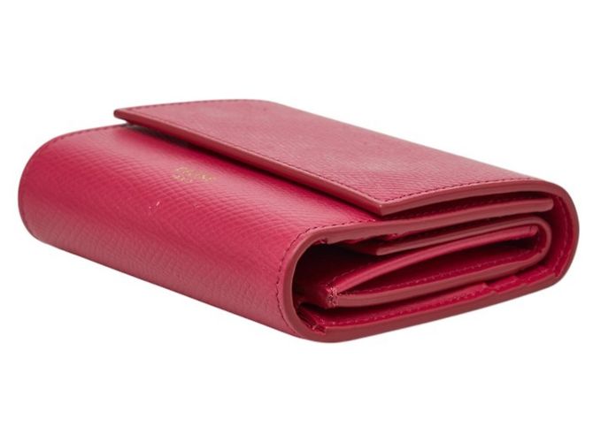 Céline Celine Small Trifold Wallet aus rosa Leder Pink - Ansicht 4