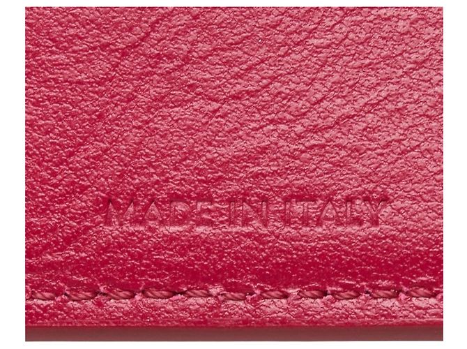 Céline Celine Small Trifold Wallet aus rosa Leder Pink - Ansicht 7
