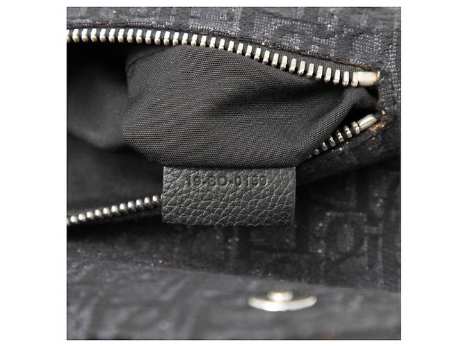 Borsa Saddle Oblique Christian Dior Nero - vista 6