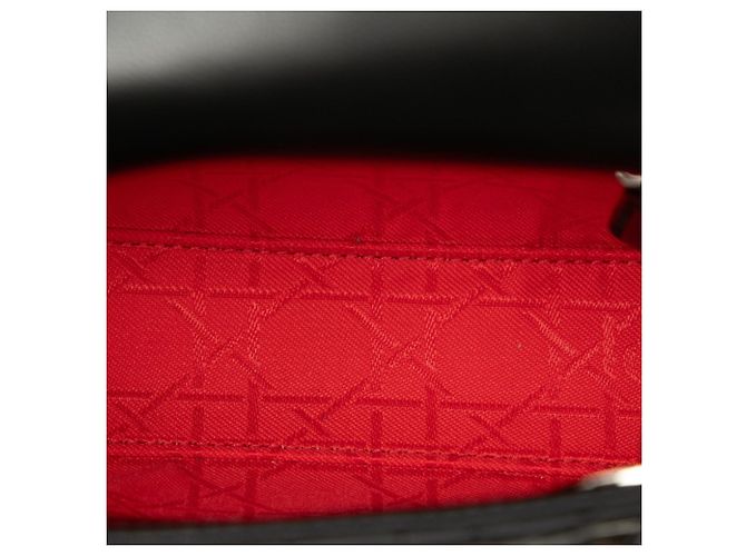 Mini borsa a mano Cannage Lady Christian Dior Nero - vista 4