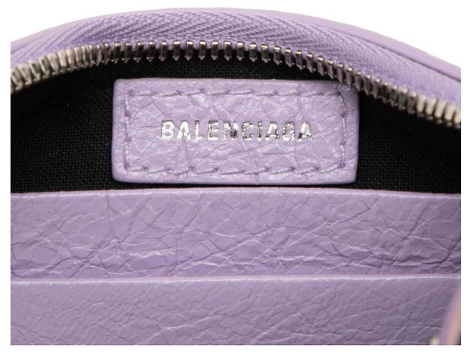 Borsa a mano mini Lucagol con catena Balenciaga Porpora - vista 5