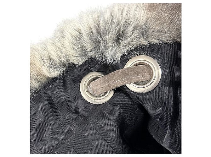 Fendi Zucca Rucksack in Grau Braun - Ansicht 7