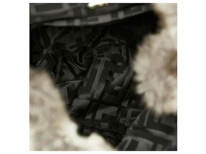 Fendi Zucca Rucksack in Grau Braun - Ansicht 8