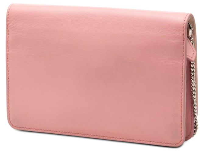 Fendi Chain Shoulder Bag Wallet Pink - Ansicht 2